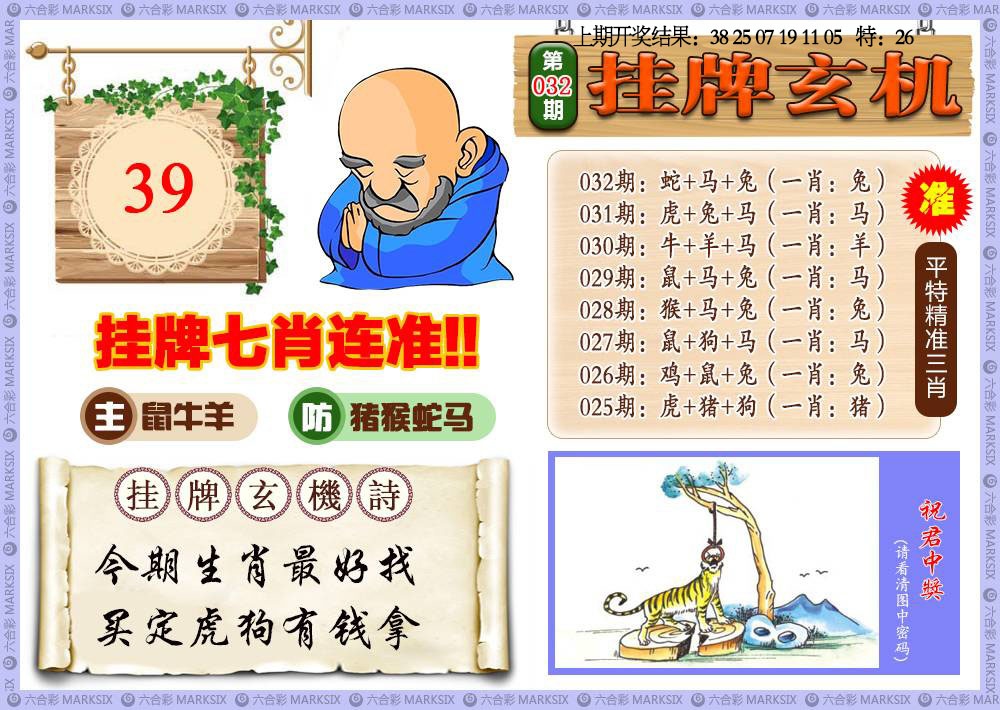 032期挂牌玄机[图]