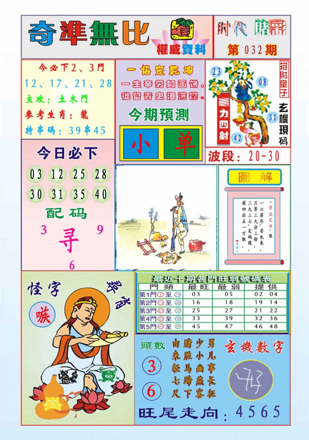 032期奇准无比[图]