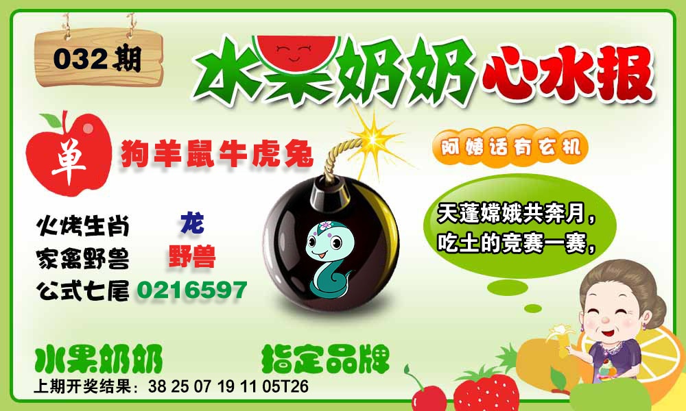 032期水果心水报[图]