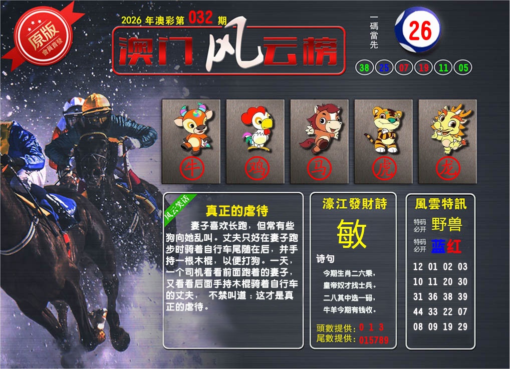 032期澳门风云榜[图]
