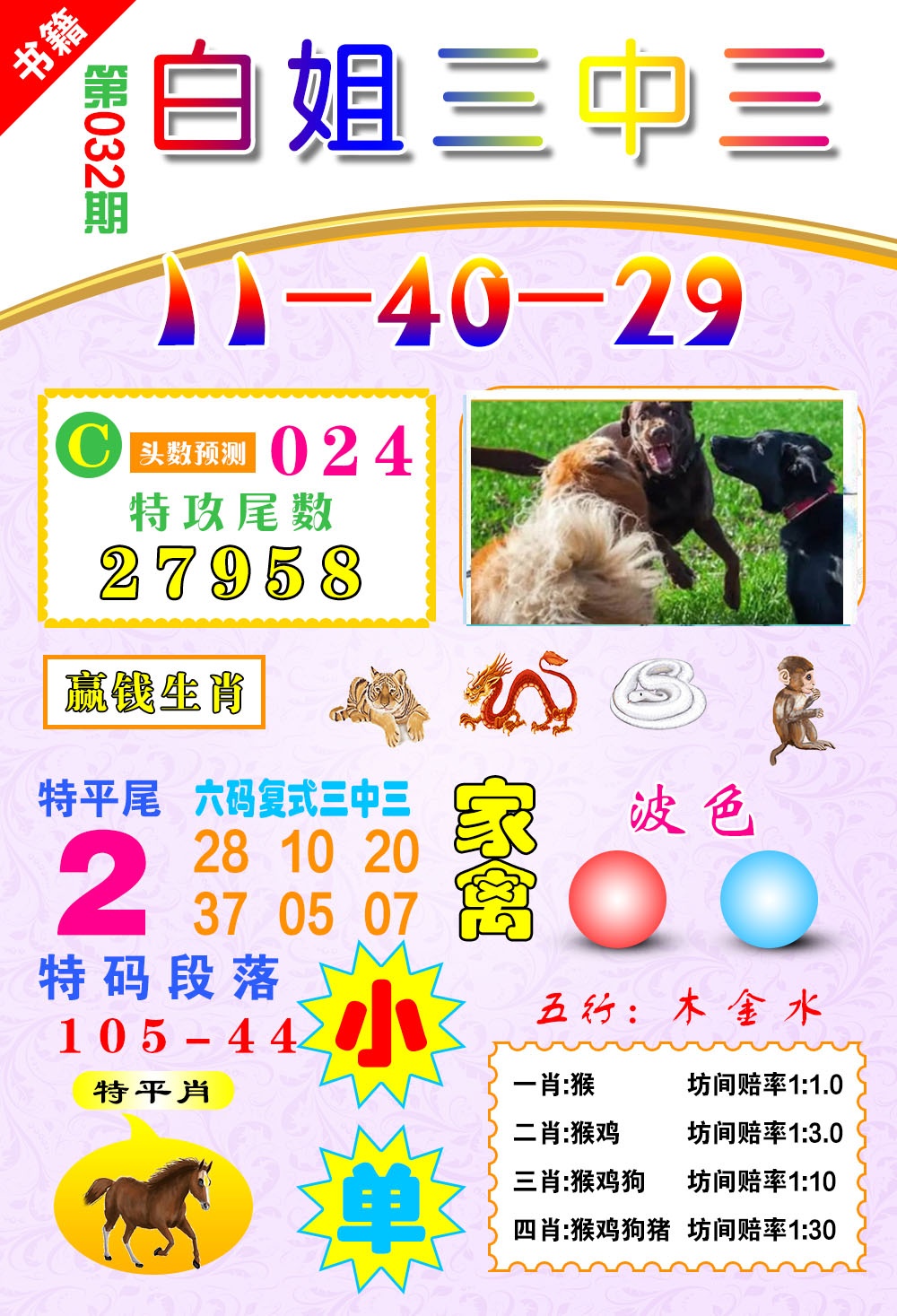 032期澳门白姐锦囊[图]