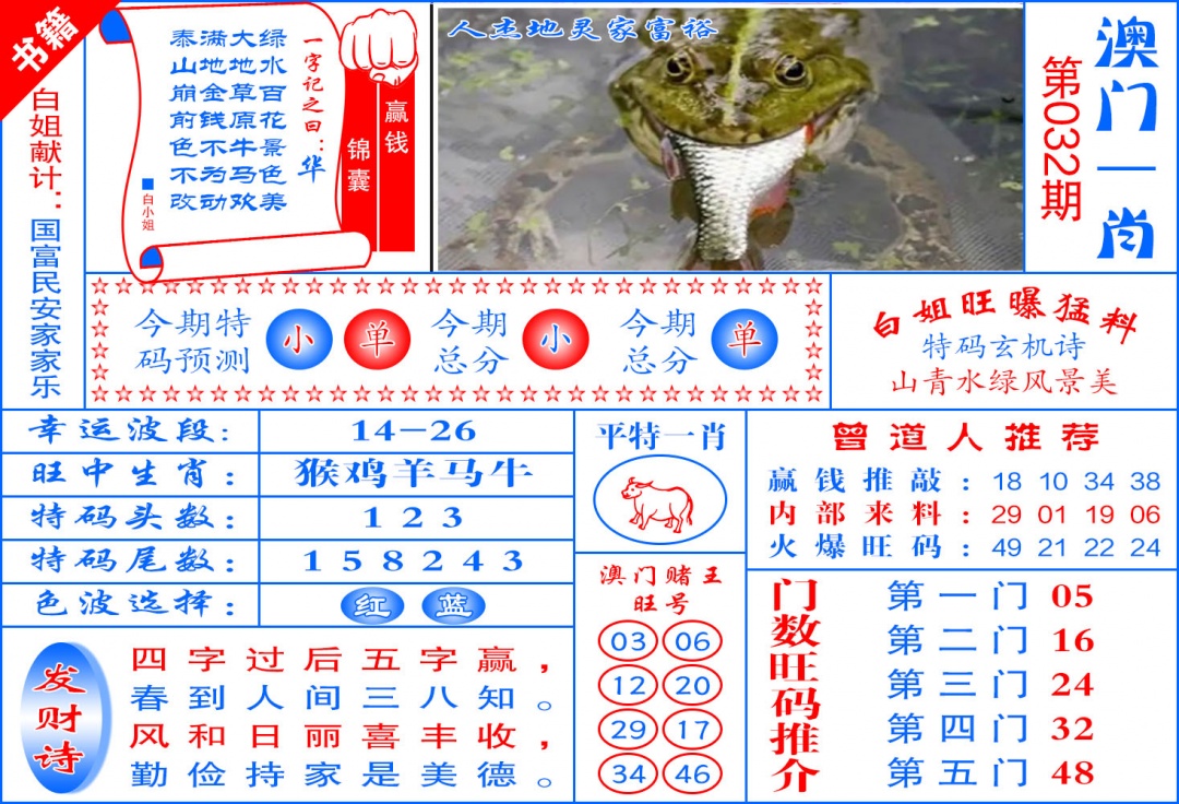 032期澳门东北虎[图]
