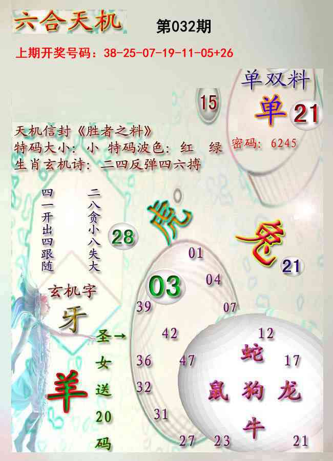 032期天机报[图]