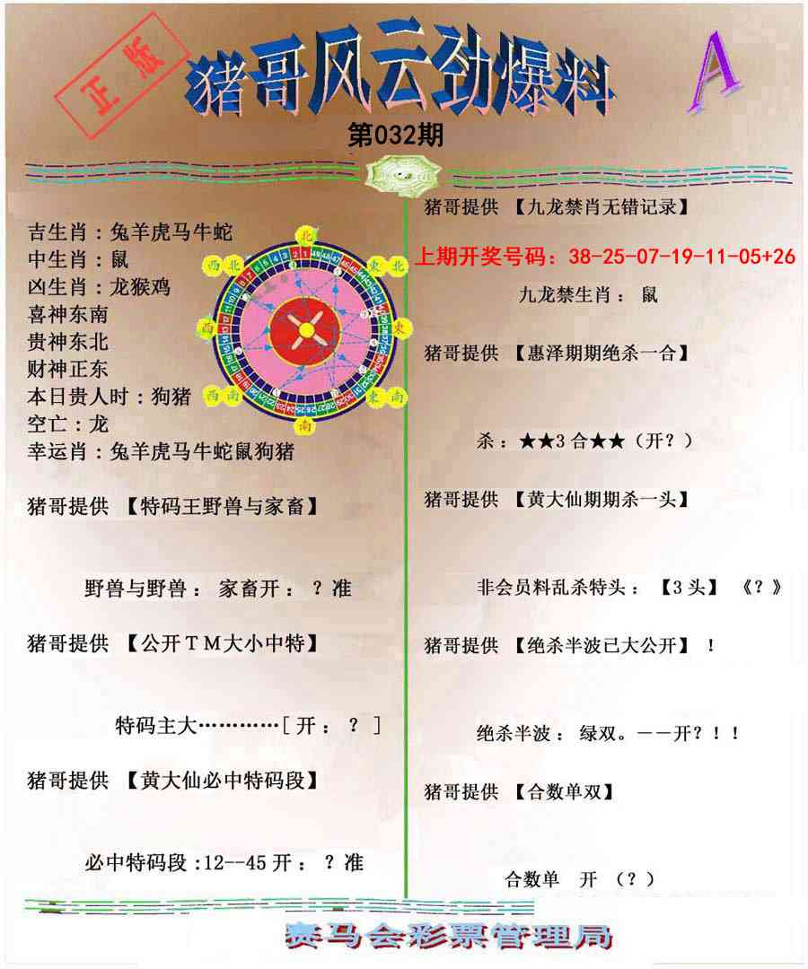 032期猪哥风云劲爆料A[图]