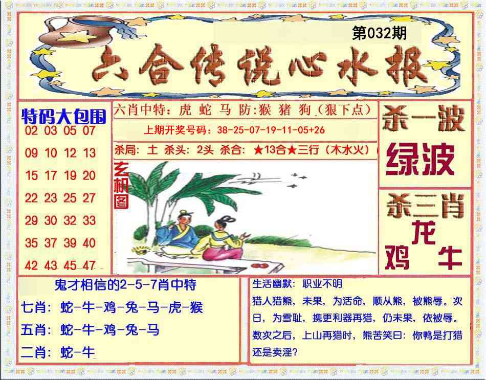 032期六合传说(心水版)[图]