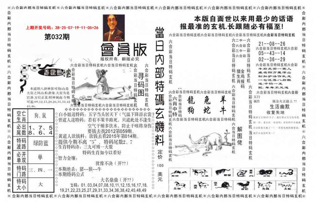 032期当日特码玄机报[图]