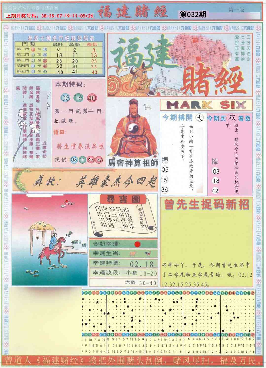 032期福建赌经A[图]