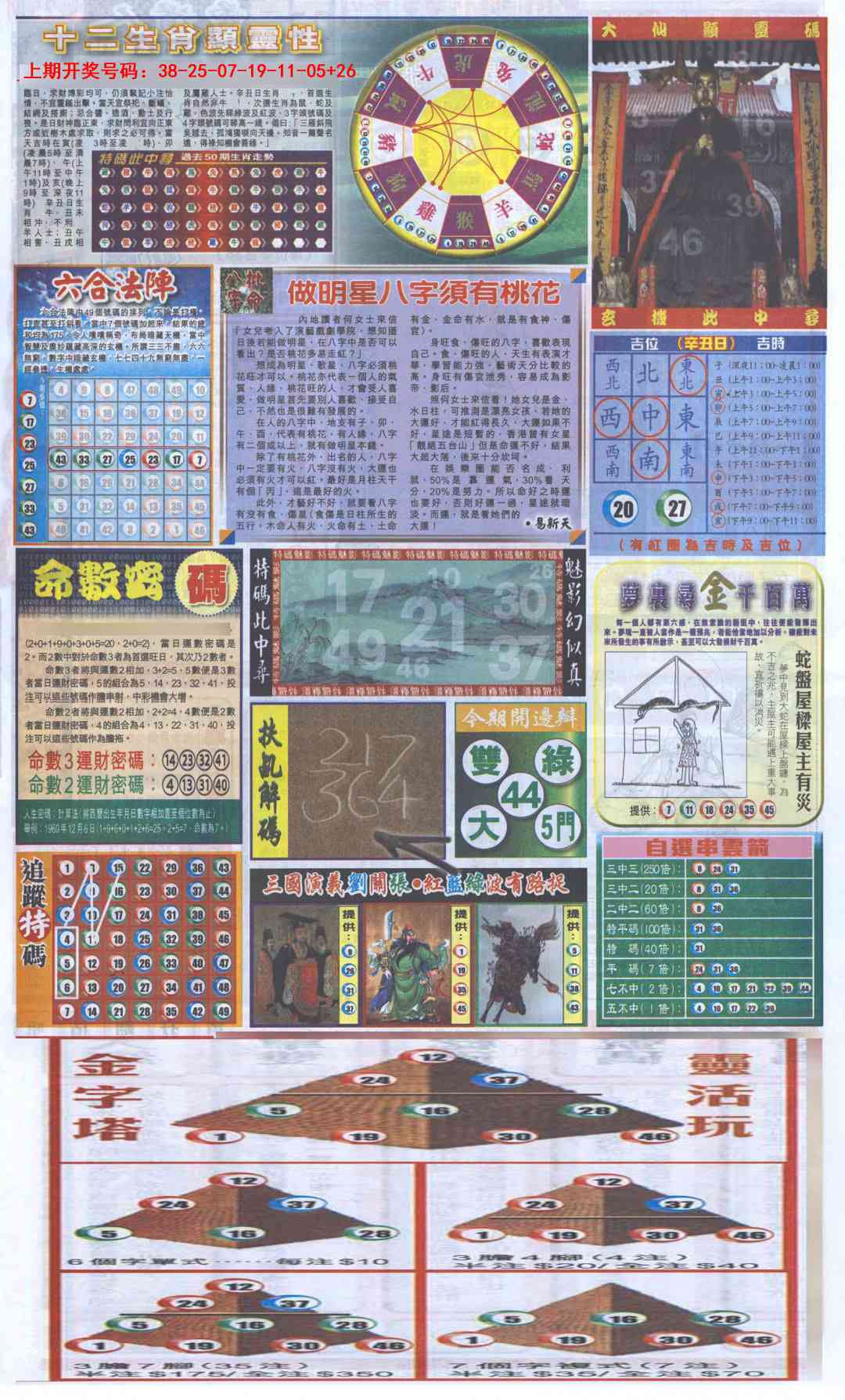 032期新报跑狗-2(背面)[图]