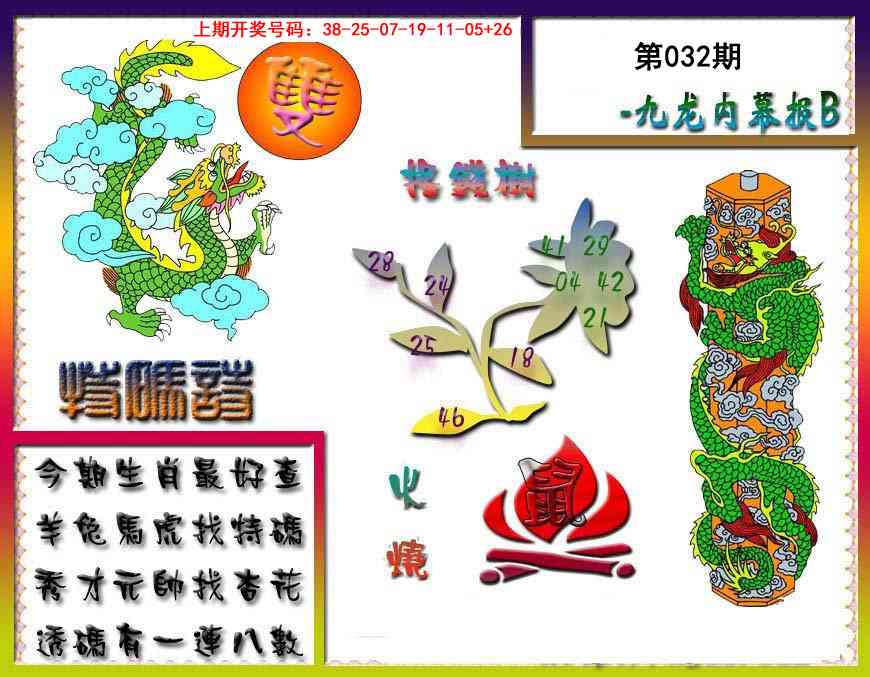 032期九龙内幕特肖图a[图]