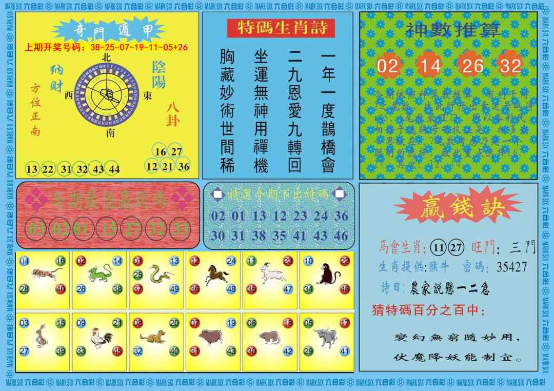 032期黄大仙灵码B[图]